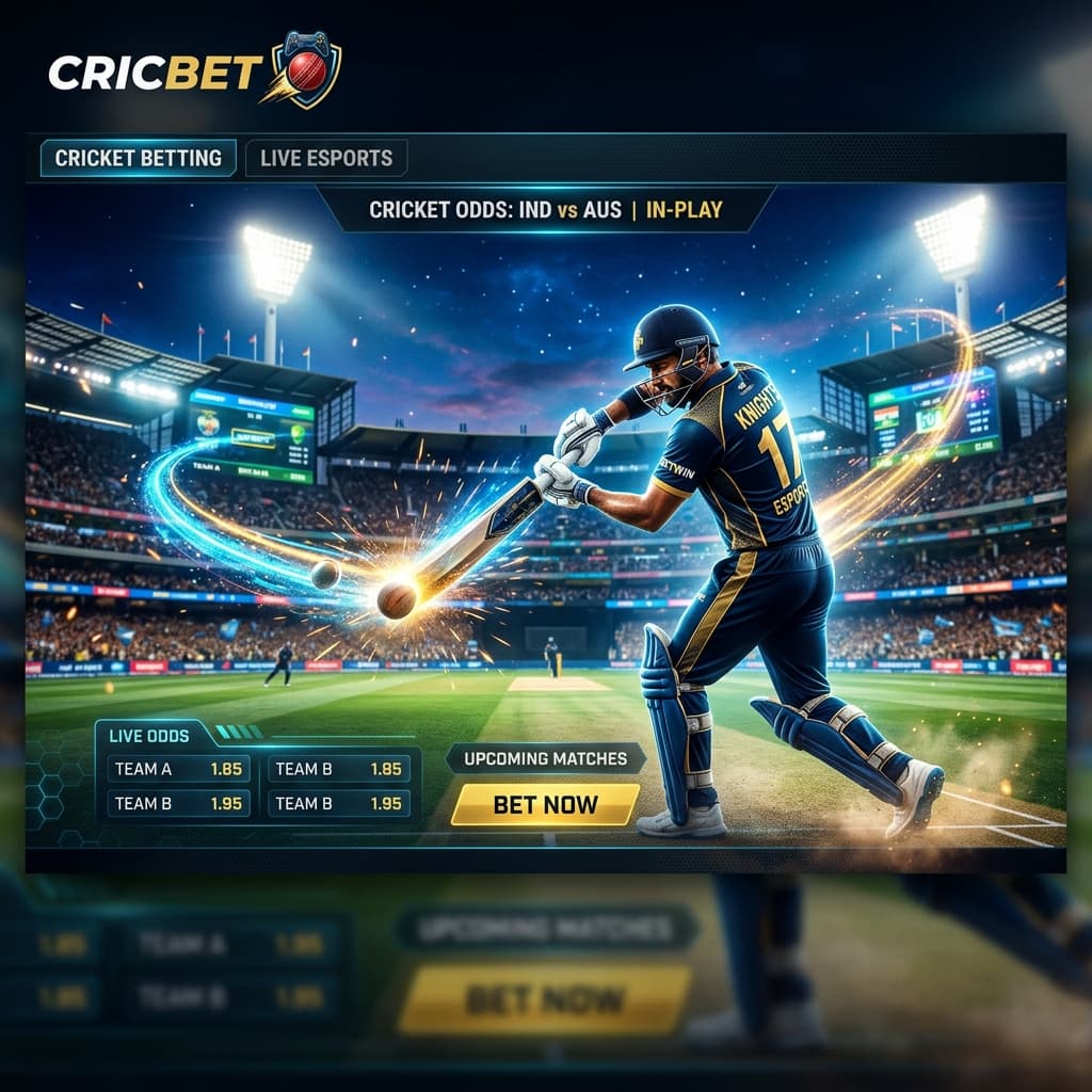 Cricket Hero Illustration