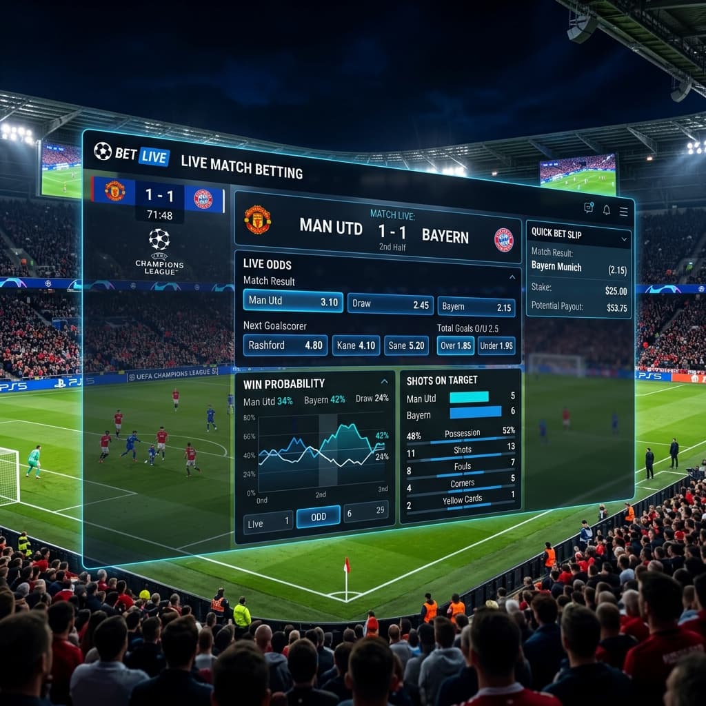 Live Soccer Betting at 1xPlay